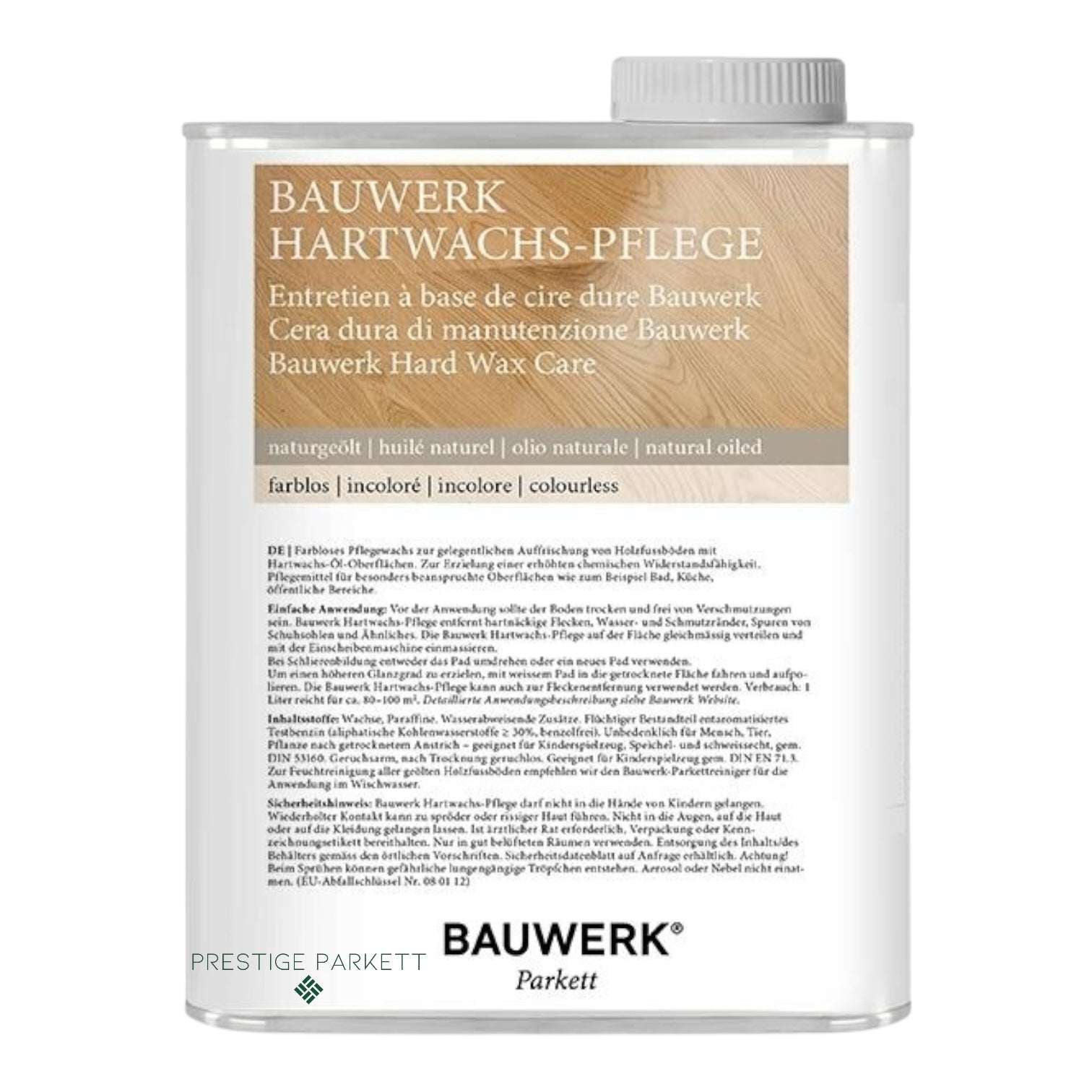 Bauwerk Hartwachs - Pflege - Prestige Parkett