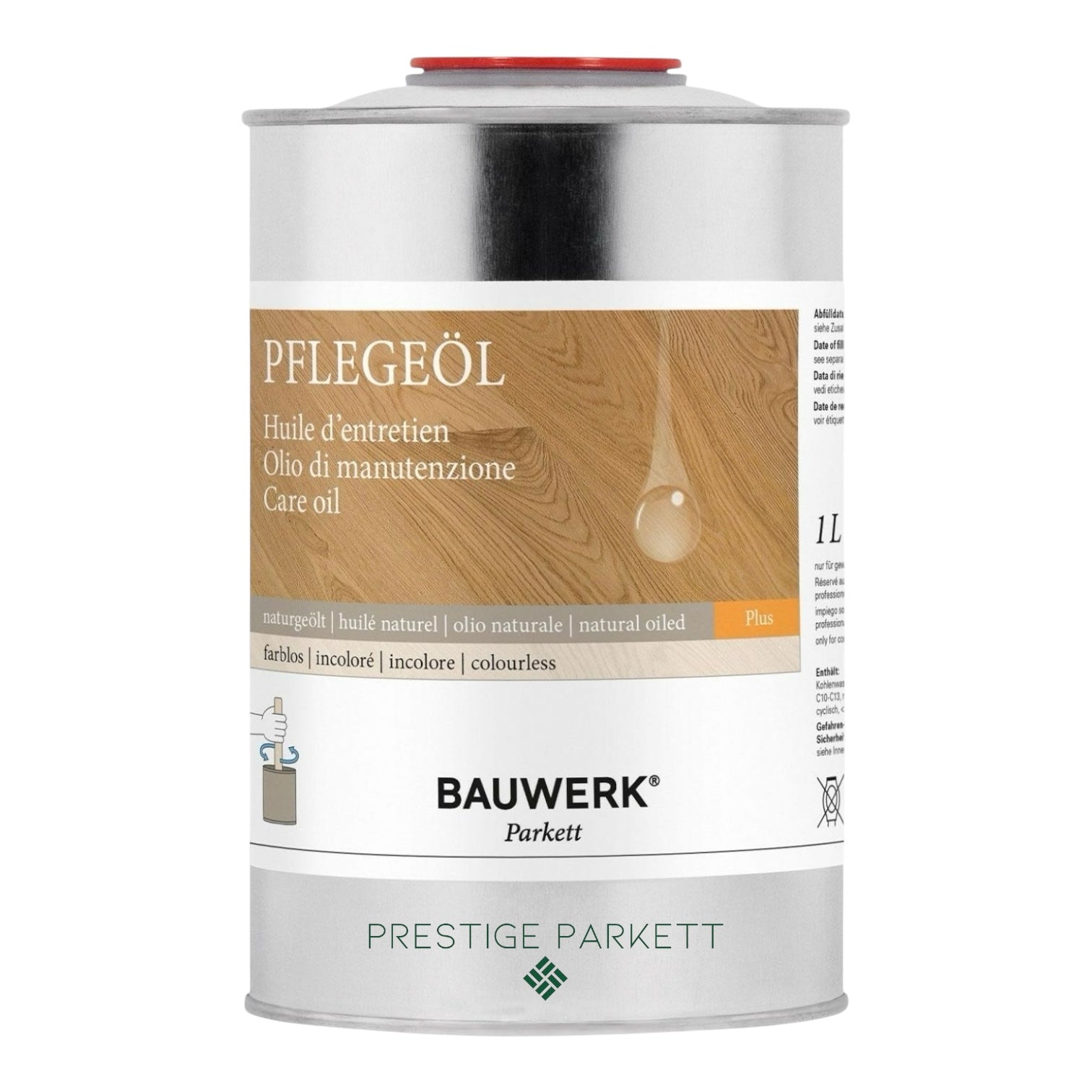 Bauwerk Pflegeöl Plus - Prestige Parkett