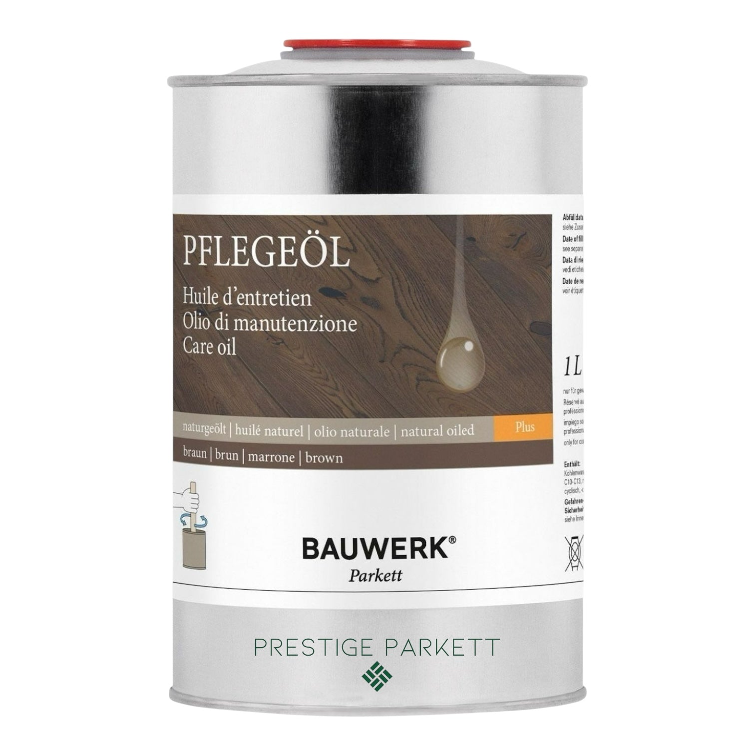 Bauwerk Pflegeöl Plus - Prestige Parkett
