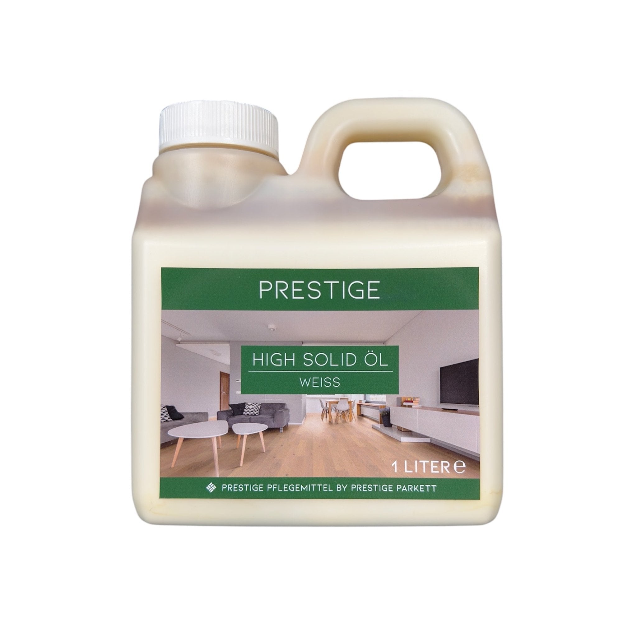 PRESTIGE High Solid - Öl | Öl für geöltes Parkett und andere Holzoberflächen | strapazierfähig & langlebig - Prestige Parkett