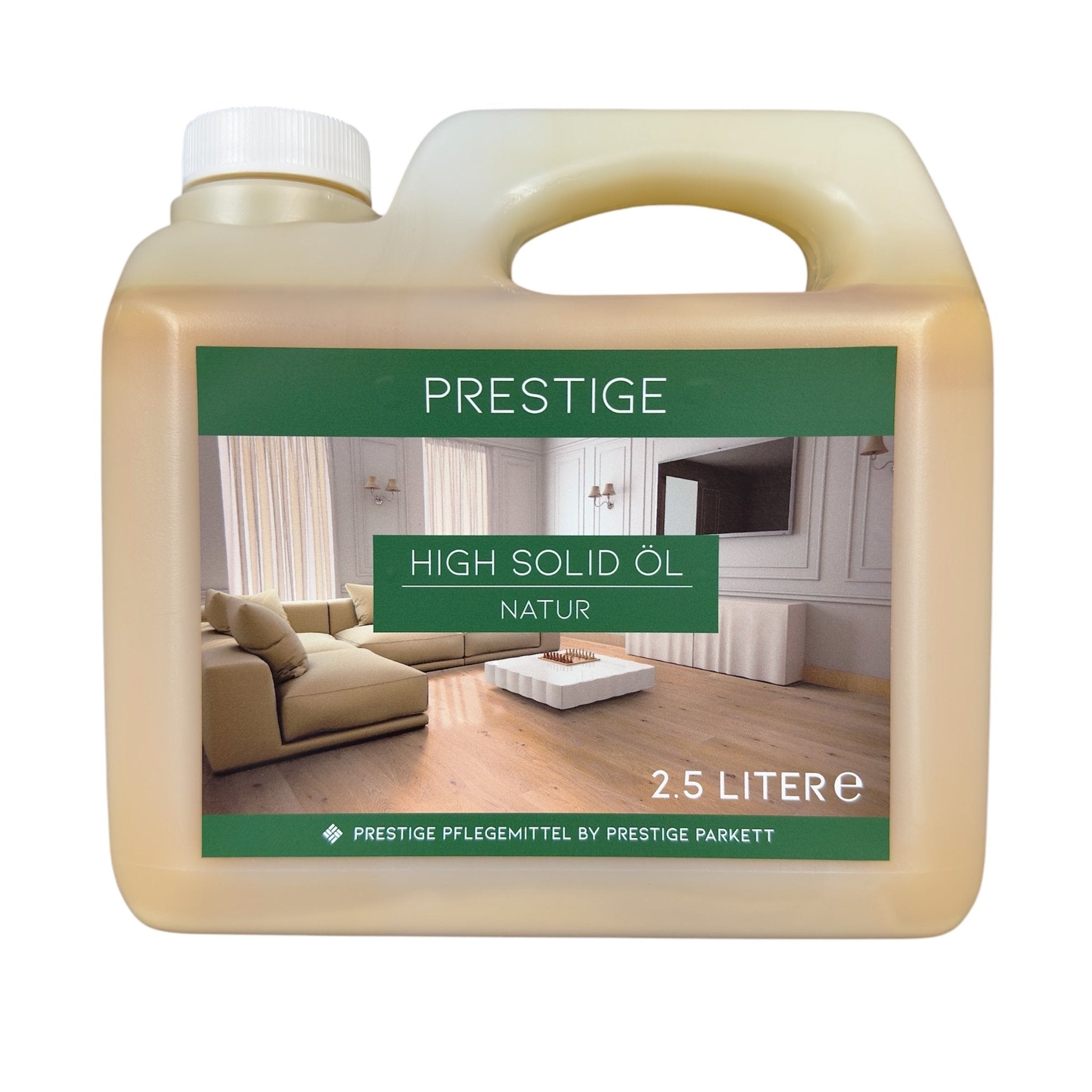 PRESTIGE High Solid - Öl | Öl für geöltes Parkett und andere Holzoberflächen | strapazierfähig & langlebig - Prestige Parkett
