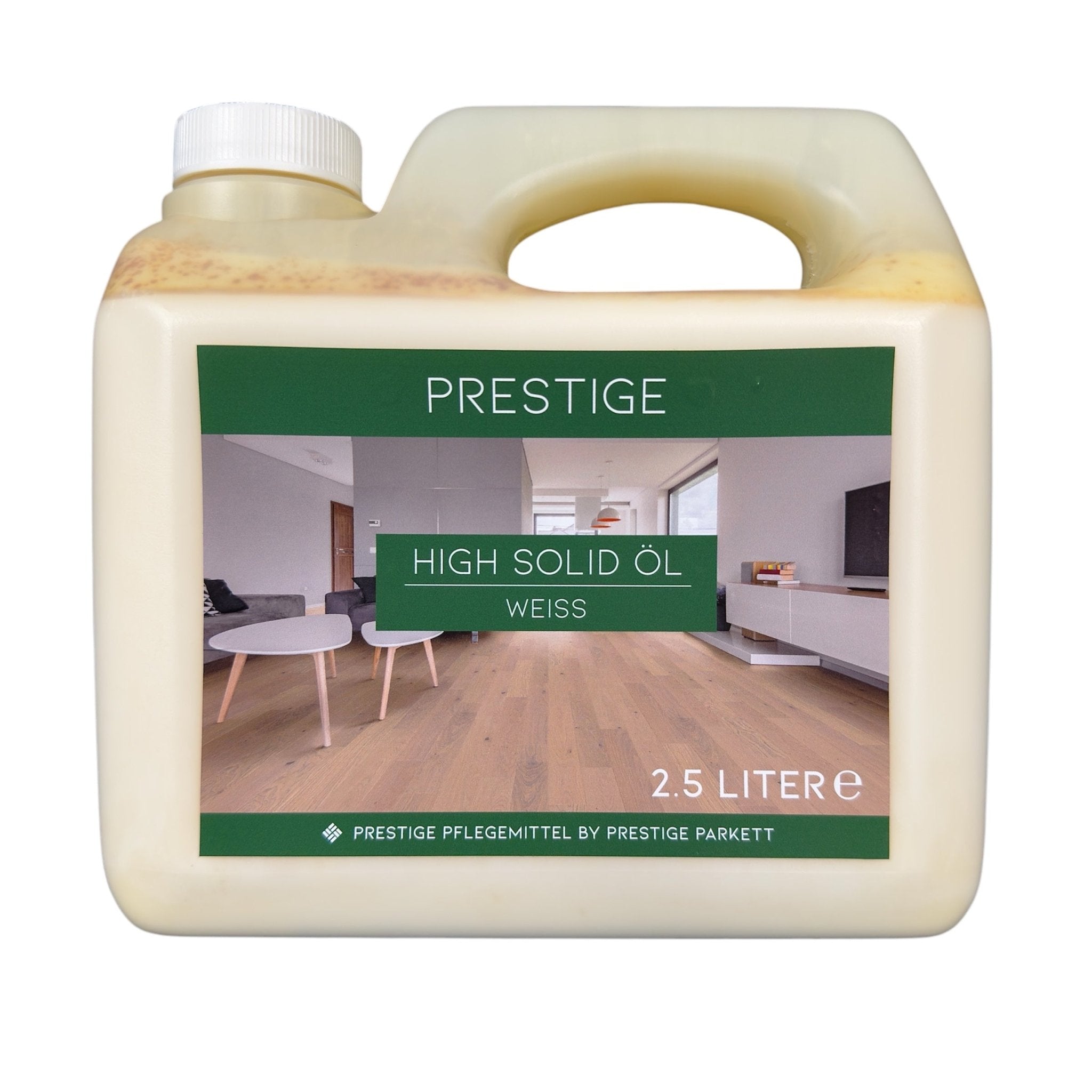 PRESTIGE High Solid - Öl | Öl für geöltes Parkett und andere Holzoberflächen | strapazierfähig & langlebig - Prestige Parkett