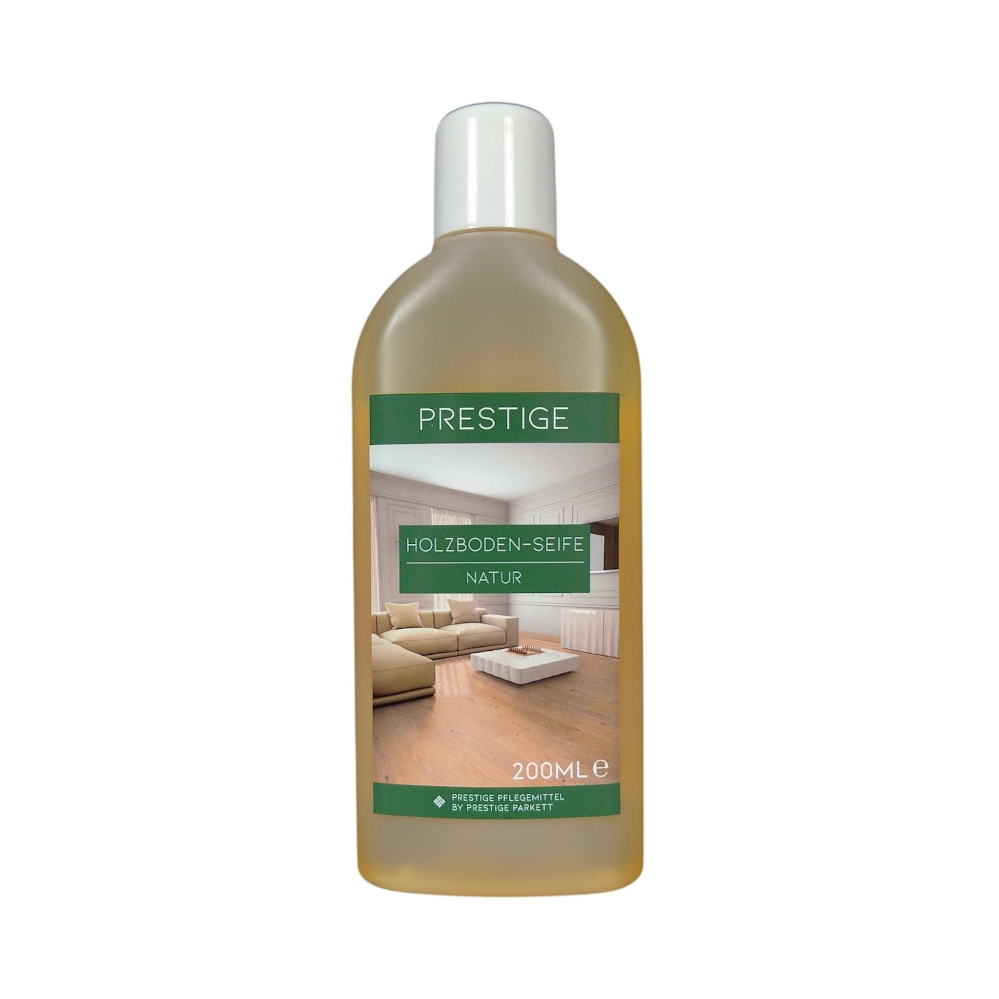 PRESTIGE Holzbodenseife | Für die Unterhaltsreinigung & Pflege geölter Parkettböden - Prestige Parkett