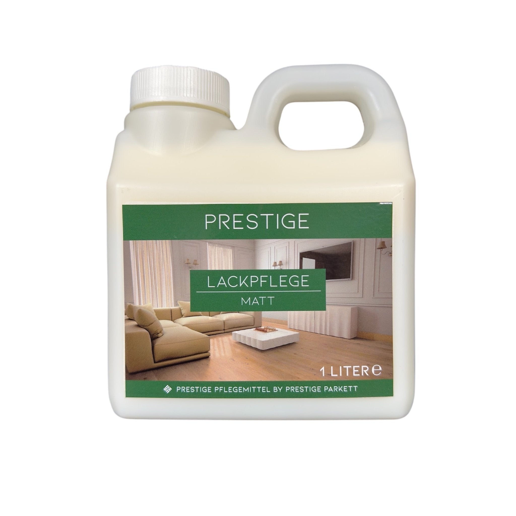 PRESTIGE Lackpflege | Neutral & matt - Für die Auffrischung versiegeltem Parkett, Laminat und Vinyl - Prestige Parkett