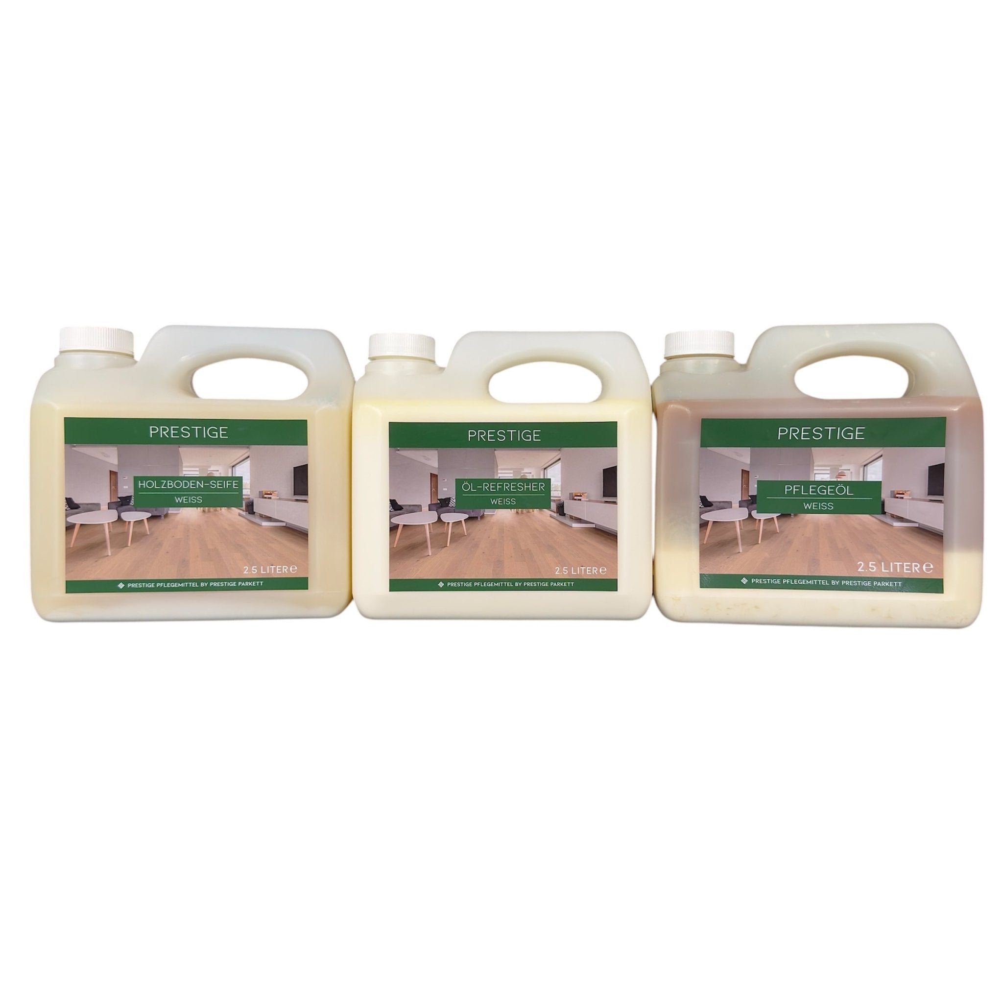 SET - Holzbodenseife | Pflegeöl | Öl - Refresher - Prestige Parkett