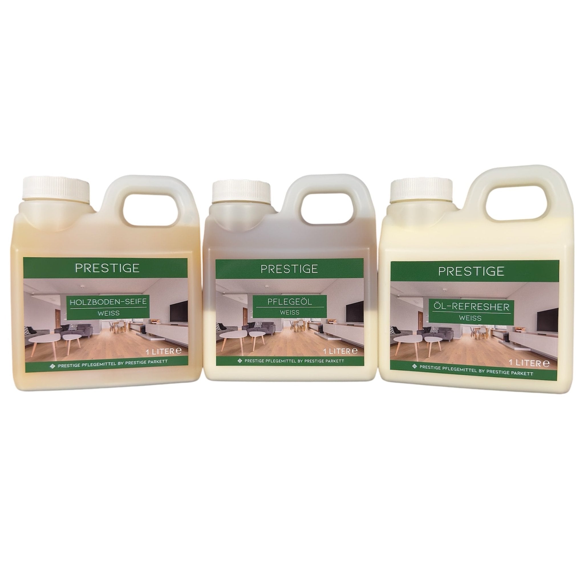 SET - Holzbodenseife | Pflegeöl | Öl - Refresher - Prestige Parkett