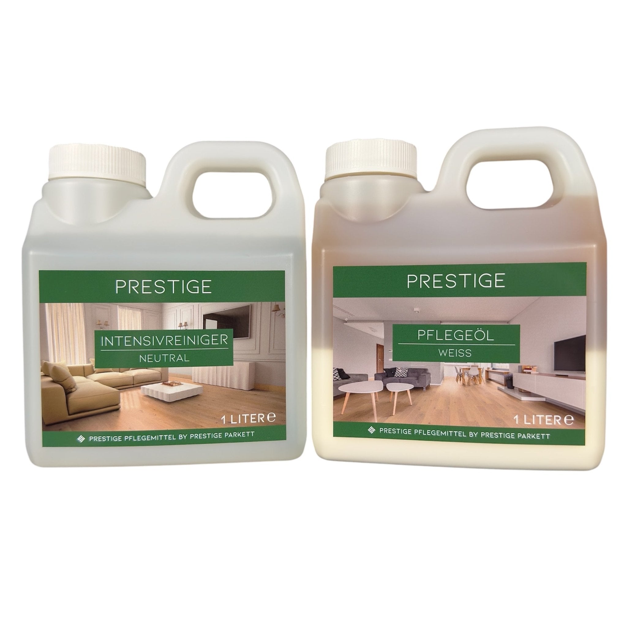 SET - Parkett Intensivreiniger | Pflegeöl - Prestige Parkett