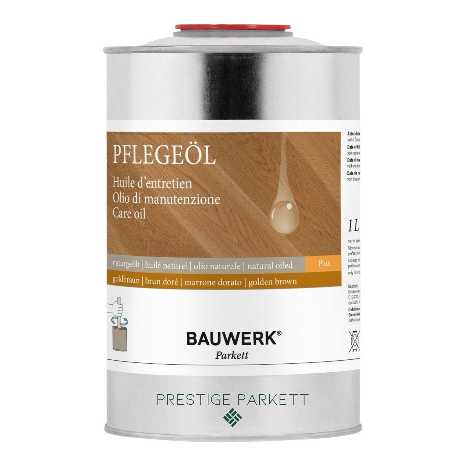 Bauwerk Pflegeöl Plus - Prestige Parkett