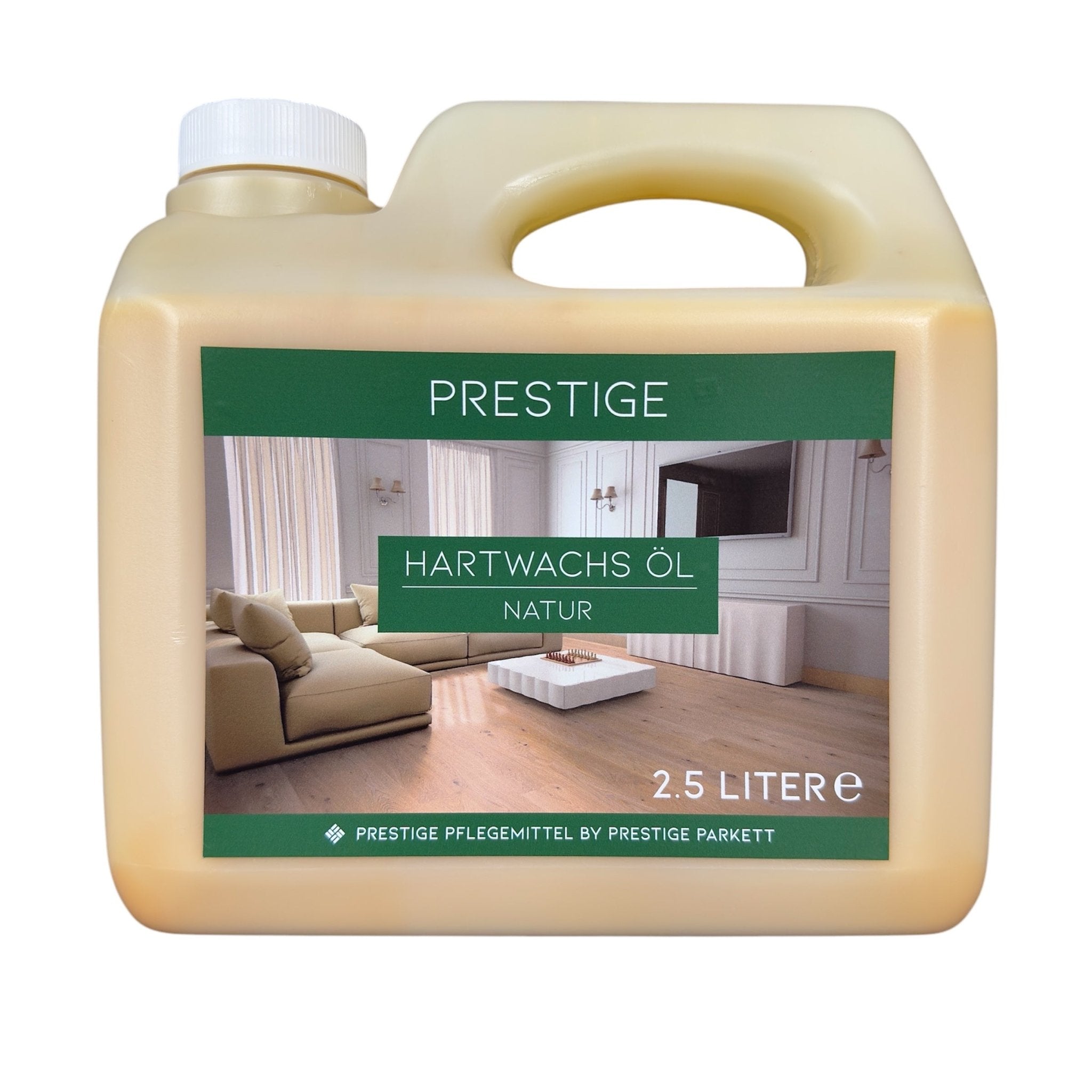 PRESTIGE Hartwachs - Öl | Schutz & Pflege für geölte und gewachste Parkettböden | Für alle Holzoberflächen - Prestige Parkett