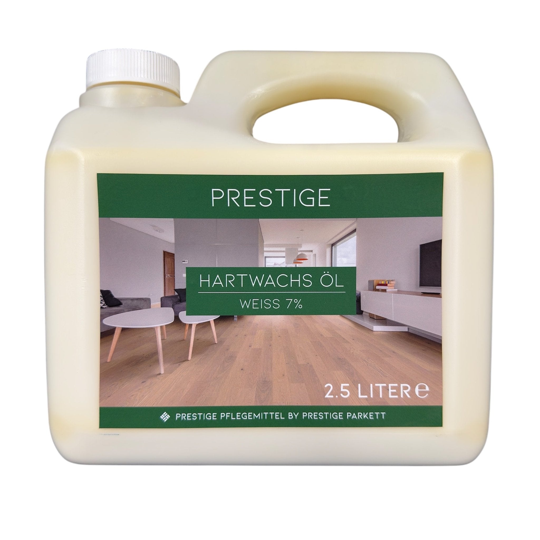 PRESTIGE Hartwachs - Öl | Schutz & Pflege für geölte und gewachste Parkettböden | Für alle Holzoberflächen - Prestige Parkett