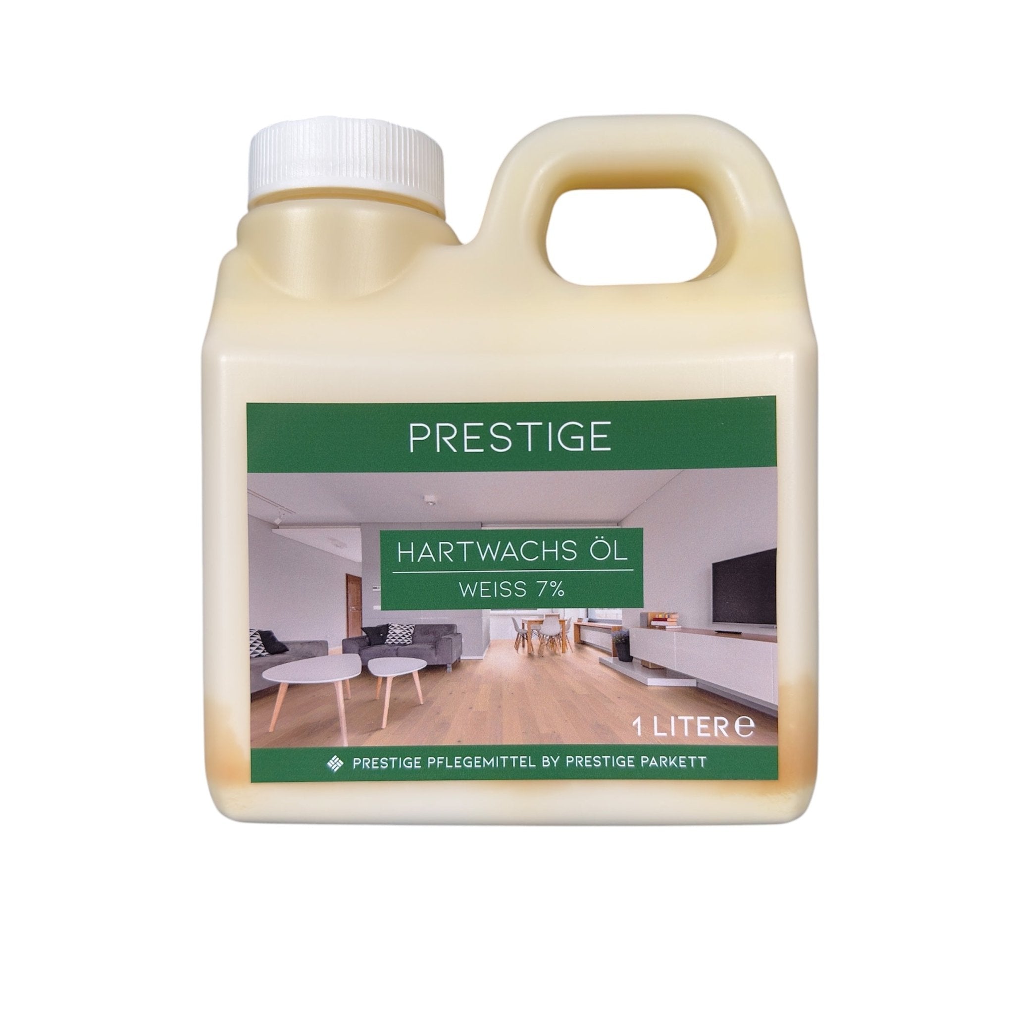PRESTIGE Hartwachs - Öl | Schutz & Pflege für geölte und gewachste Parkettböden | Für alle Holzoberflächen - Prestige Parkett