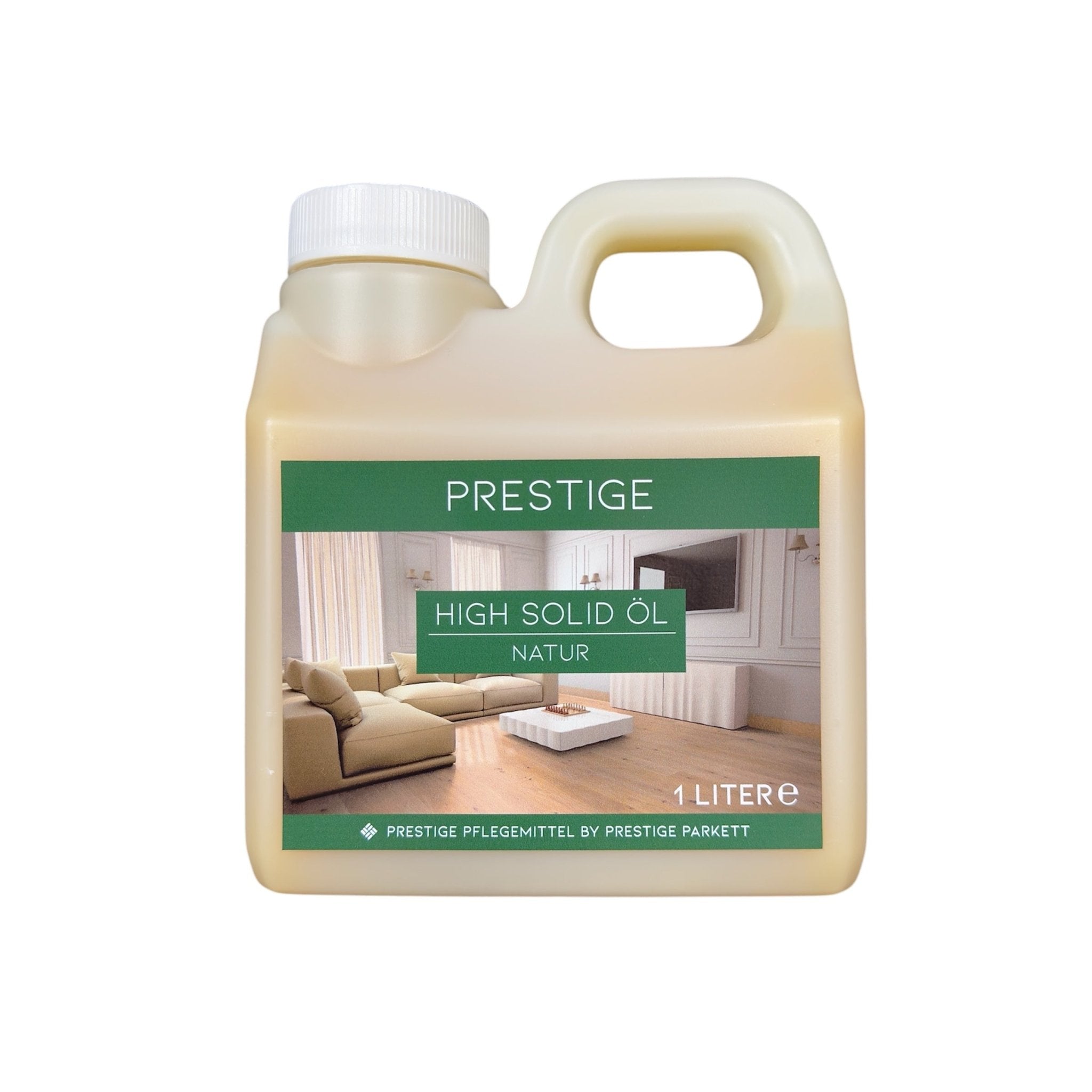 🎁 PRESTIGE High Solid - Öl | Öl für geöltes Parkett und andere Holzoberflächen | Mit 95% Festkörperanteilen (100% off) - Prestige Parkett