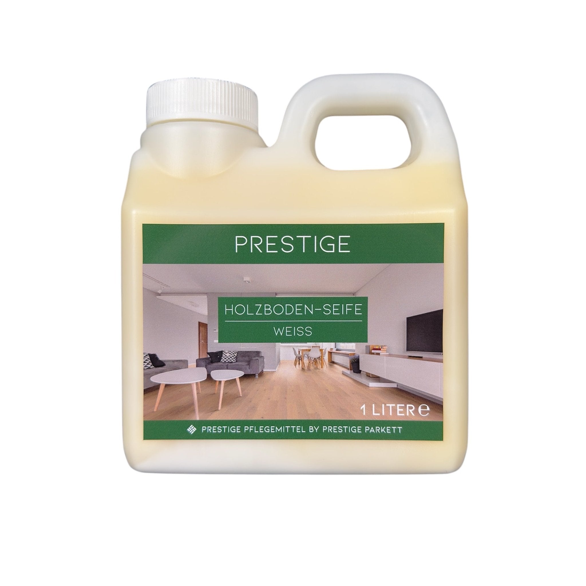 PRESTIGE Holzbodenseife | Für die Unterhaltsreinigung & Pflege geölter Parkettböden - Prestige Parkett
