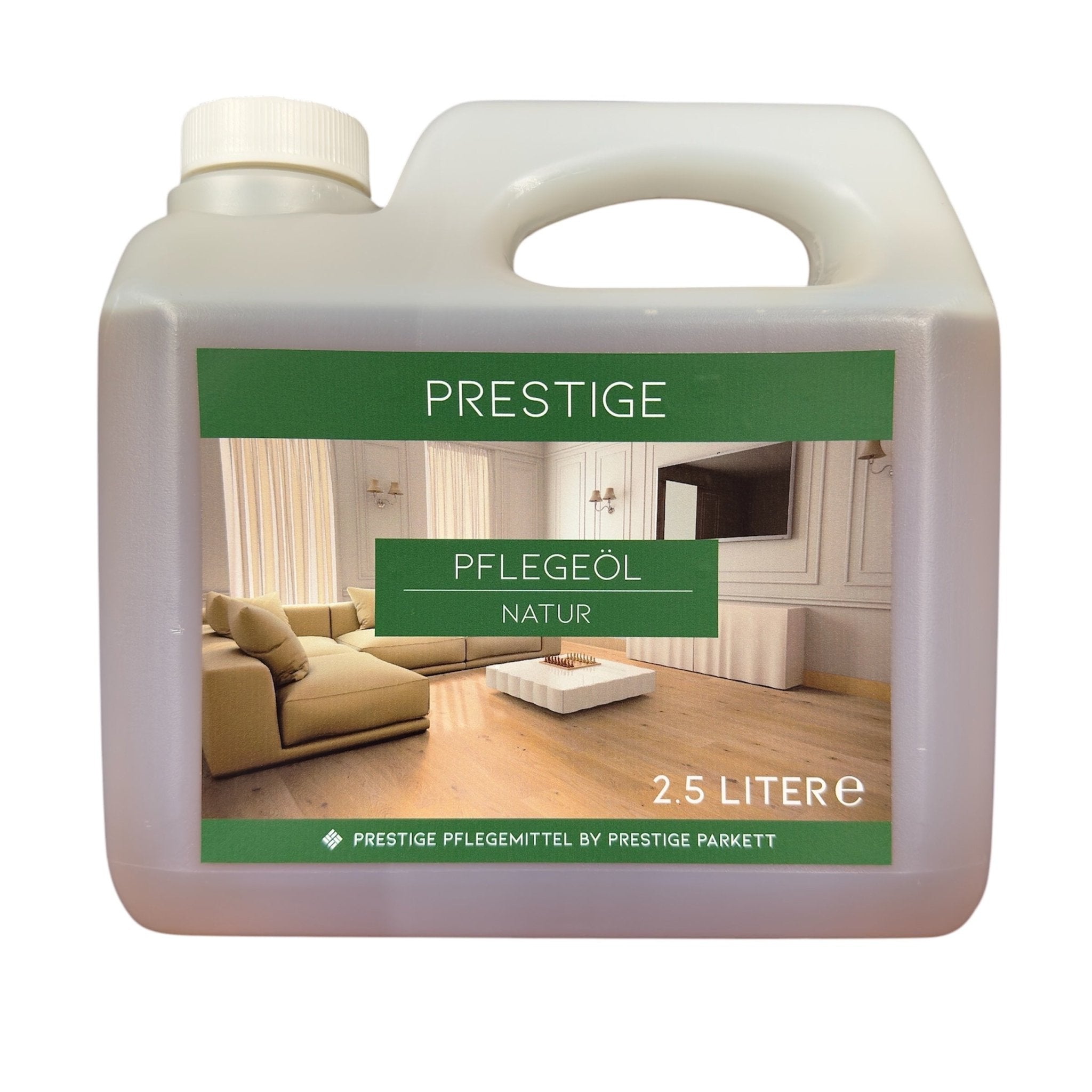PRESTIGE Pflege - Öl | geöltes Parkett ölen & pflegen | Schutz für die Parkettoberfläche - Prestige Parkett