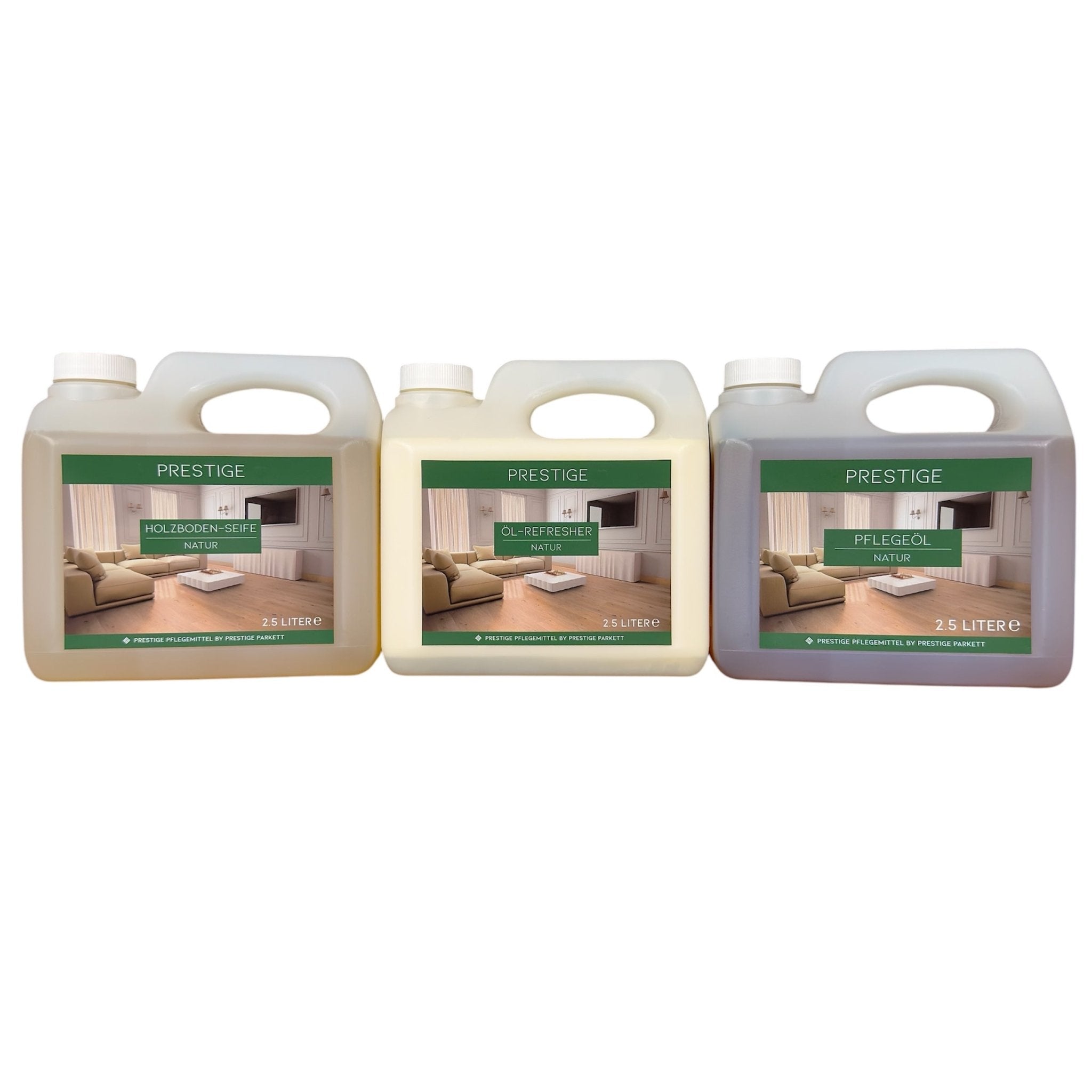 SET - Holzbodenseife | Pflegeöl | Öl - Refresher - Prestige Parkett