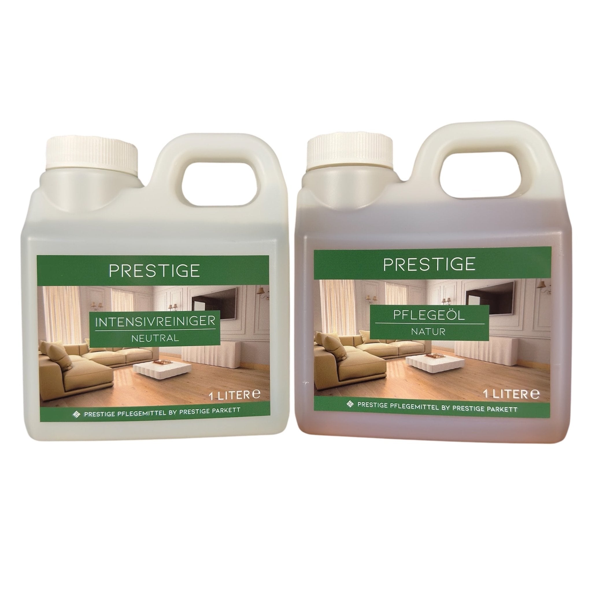 SET - Parkett Intensivreiniger | Pflegeöl - Prestige Parkett